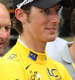 Andy Schleck pendant la dixime tape du Tour de France 2010